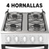 Cocina Supergas Queen Cq210 COCINA QUEEN A GAS BLANCA CQ210 4H ENC.