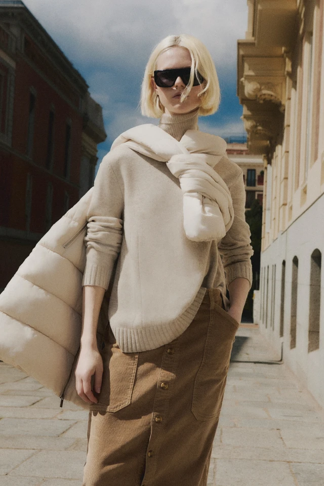 Polera Mónaco beige melange