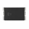 INTERRUPTOR PULSAR TIMBRE BLANCO 10A250V Pulsador de Timbre 10AX 250V Atenea Grafito