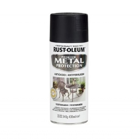 Esmalte Aerosol Protector de Oxido 312Gr - Plata Brillante Rust Oleum Negro Mate Rust Oleum