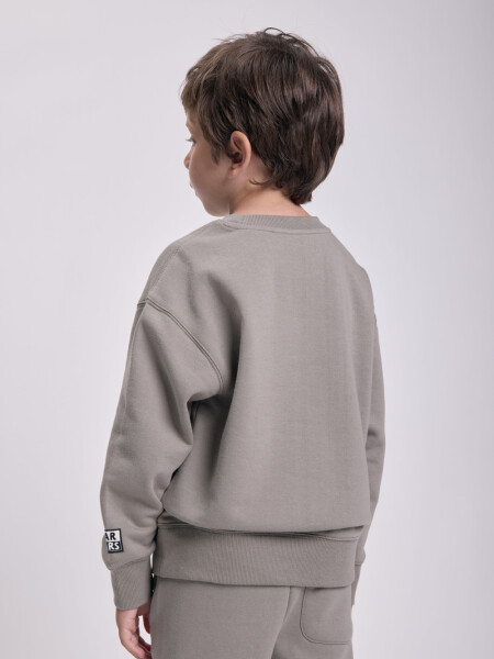 Buzo deportivo estampado Verde Militar