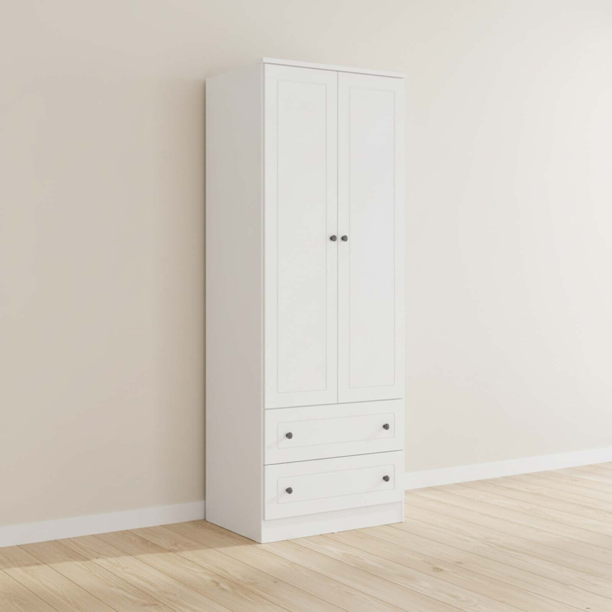 PLACARD - 2 PUERTAS MDF BLANCO AMERICANO PLUS 
