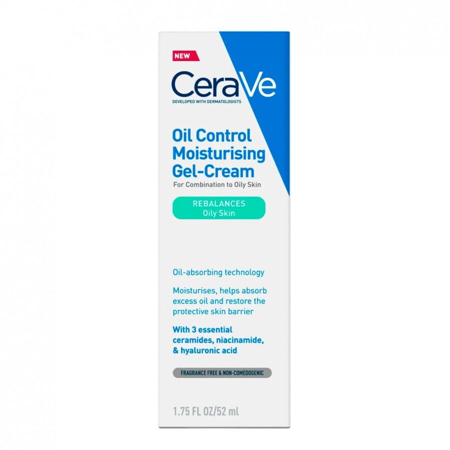 Gel-Crema Hidratante Oil Control 52 ml - CeraVe Gel-Crema Hidratante Oil Control 52 ml - CeraVe