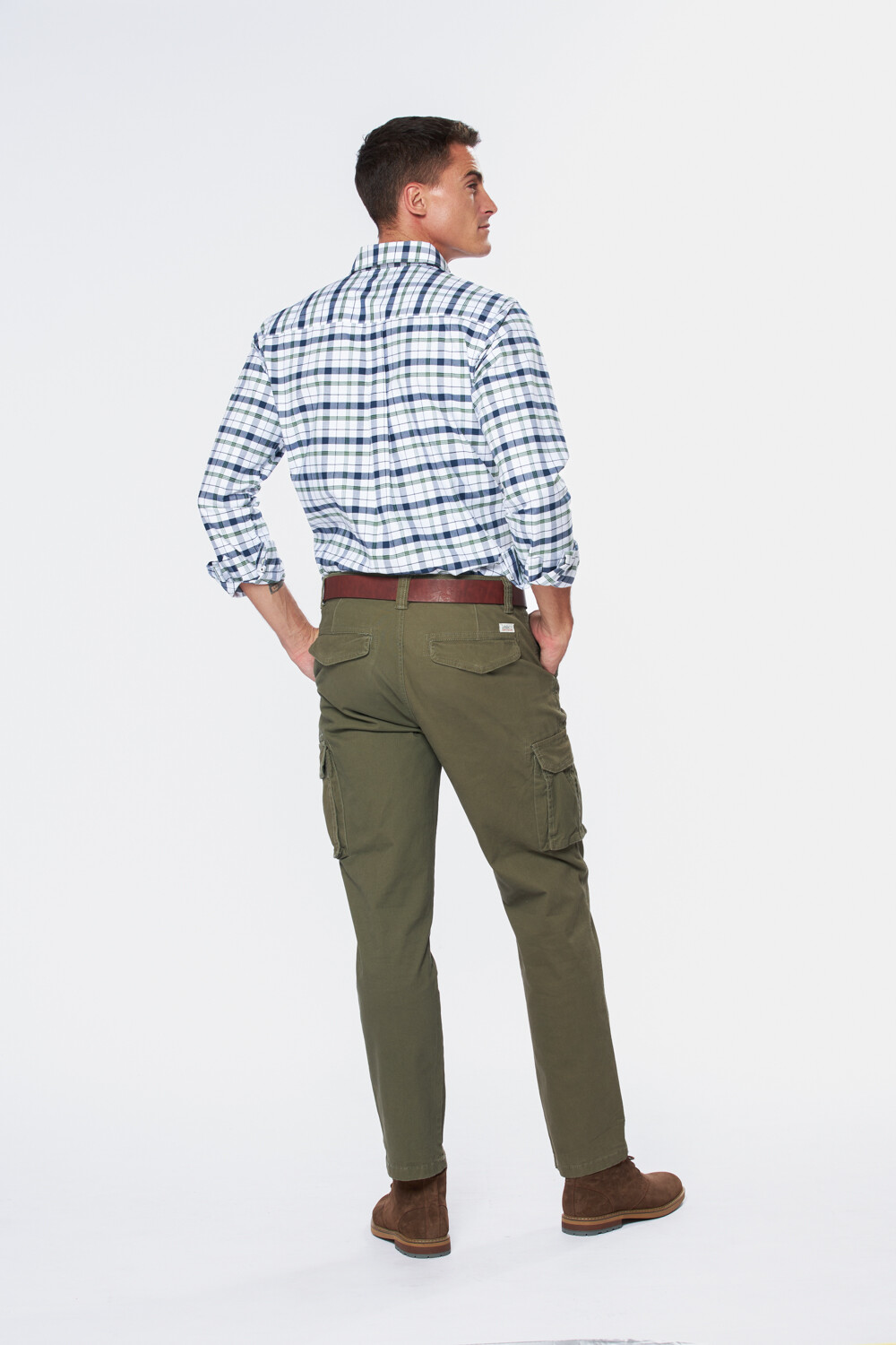 PANTALON CARGO Verde