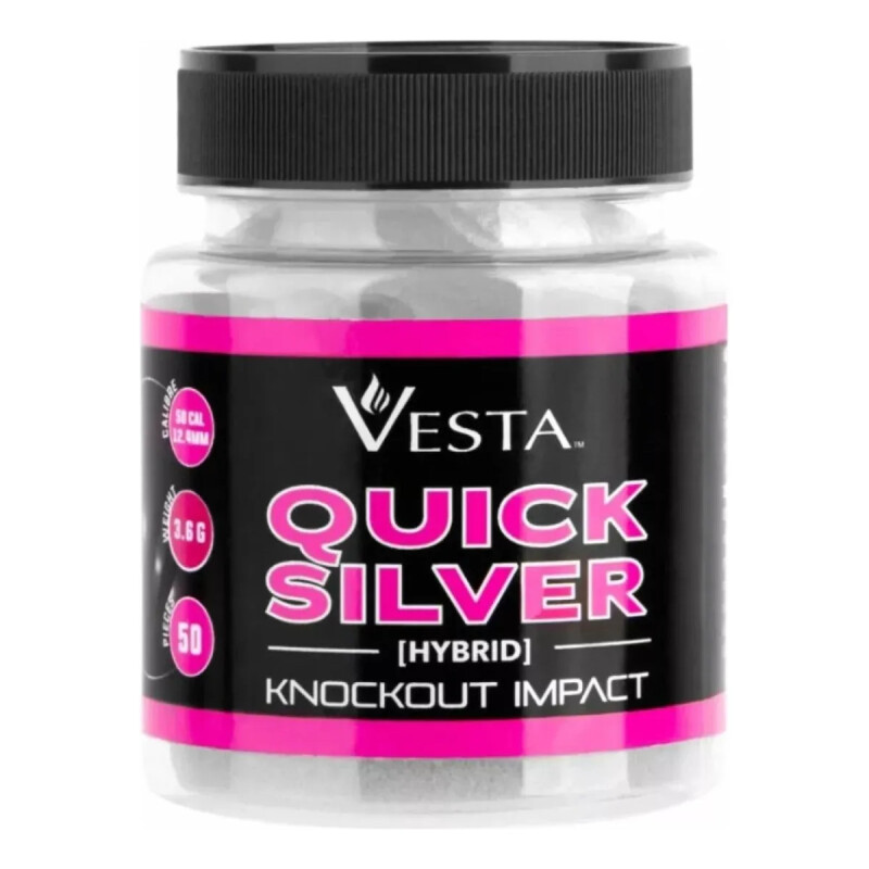 Balines Acero Quick Silver X50 Cal.50 Vesta Balines Acero Quick Silver X50 Cal.50 Vesta