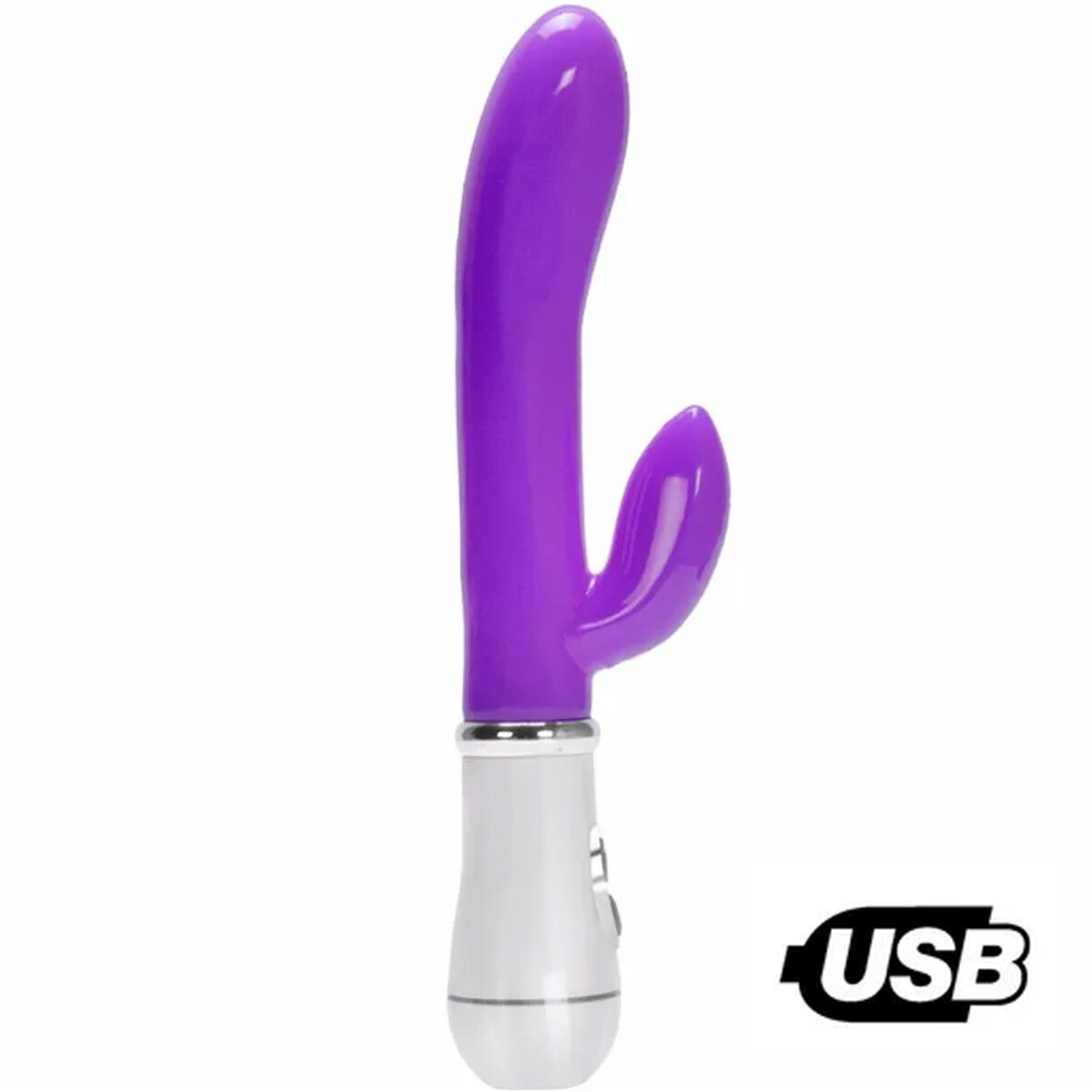 Vibrador Doble Estímulo Fanala USB - Violeta 