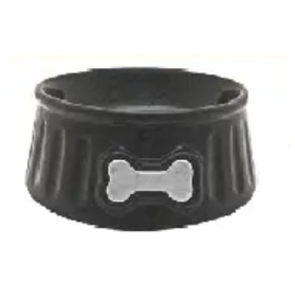 COMEDERO BEBEDERO DE CERAMICA 350 ML NEGRO COMEDERO BEBEDERO DE CERAMICA 350 ML NEGRO