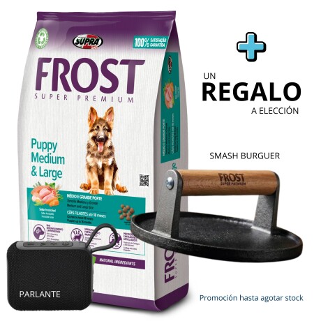 FROST CACHORRO MEDIANO Y GRANDE 15 +2 KG Frost Cachorro Mediano Y Grande 15 +2 Kg