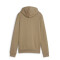 Canguro de Mujer Puma Logo Hoodie Beige Tostado