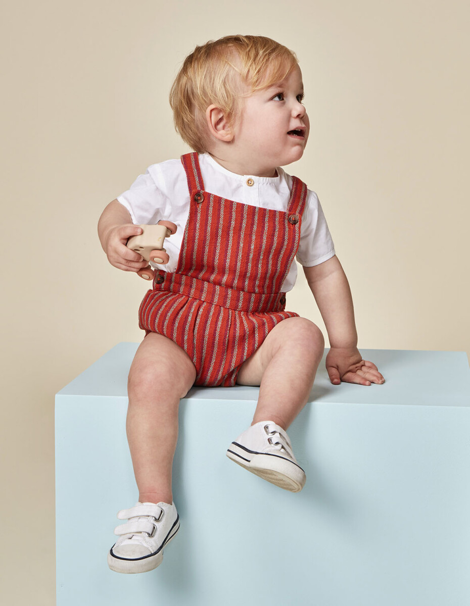 Peto De Rayas Multicolor - Naranja 