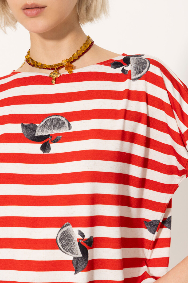 REMERA TOSCANA Rojo