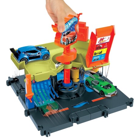 Playset Hot Wheels City Autolavado de la Cuidad HDR27 001