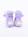 PANTUFLAS FROZEN VIOLETA