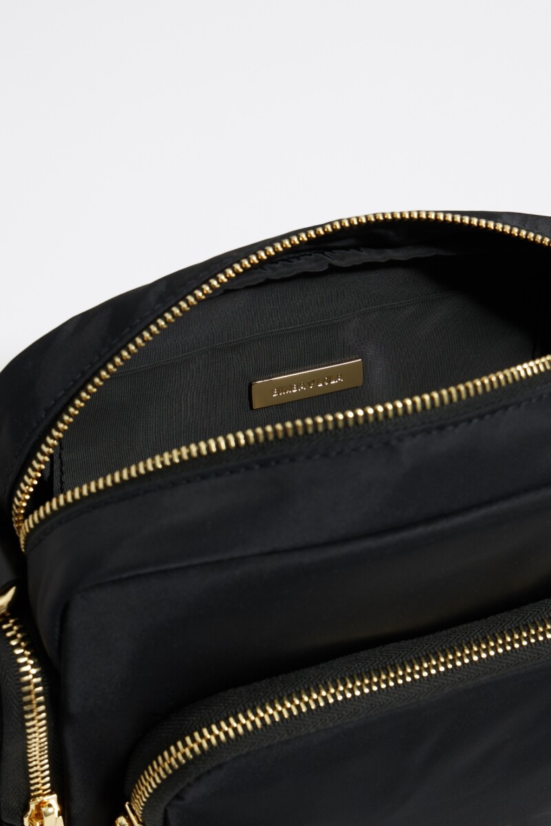 BOLSO BANDOLERA MULTIBOLSILLOS Negro