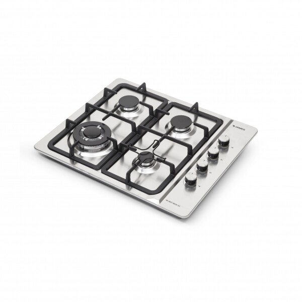 Anafe de empotrar James 4 Hornallas a Gas Inox Anafe de empotrar James 4 Hornallas a Gas Inox