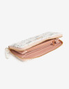 Ficheros Zip Round Billetera Fichero Flores - Estampado Flores