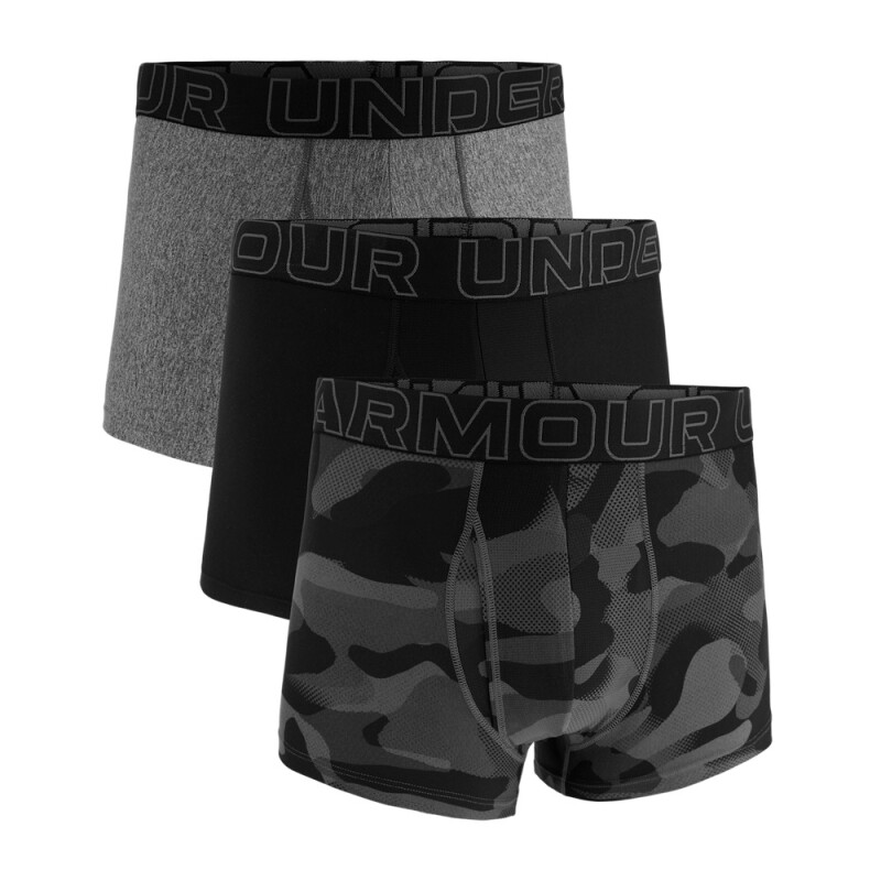 UA PERFORMANCE TECH - PRINT 3 IN 3PK BLA-001