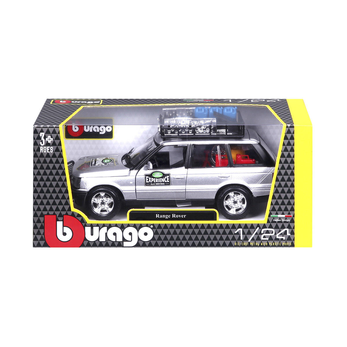 Auto de Colección Bburago Escala 1:24 - RANGER ROVER PLATA 