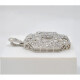 Colgante Antiguo Platino Y Brillantes Art Deco 4,50 Ct. Circa 1900-1940'S Colgante Antiguo Platino Y Brillantes Art Deco 4,50 Ct. Circa 1900-1940'S
