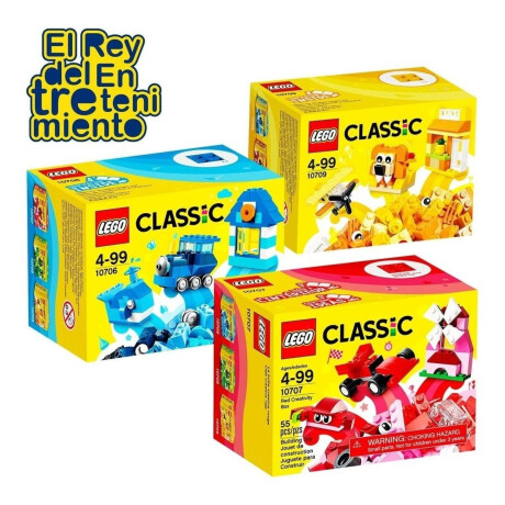 Lego Caja Creativa Classic Juego Encastre Colores Rojo