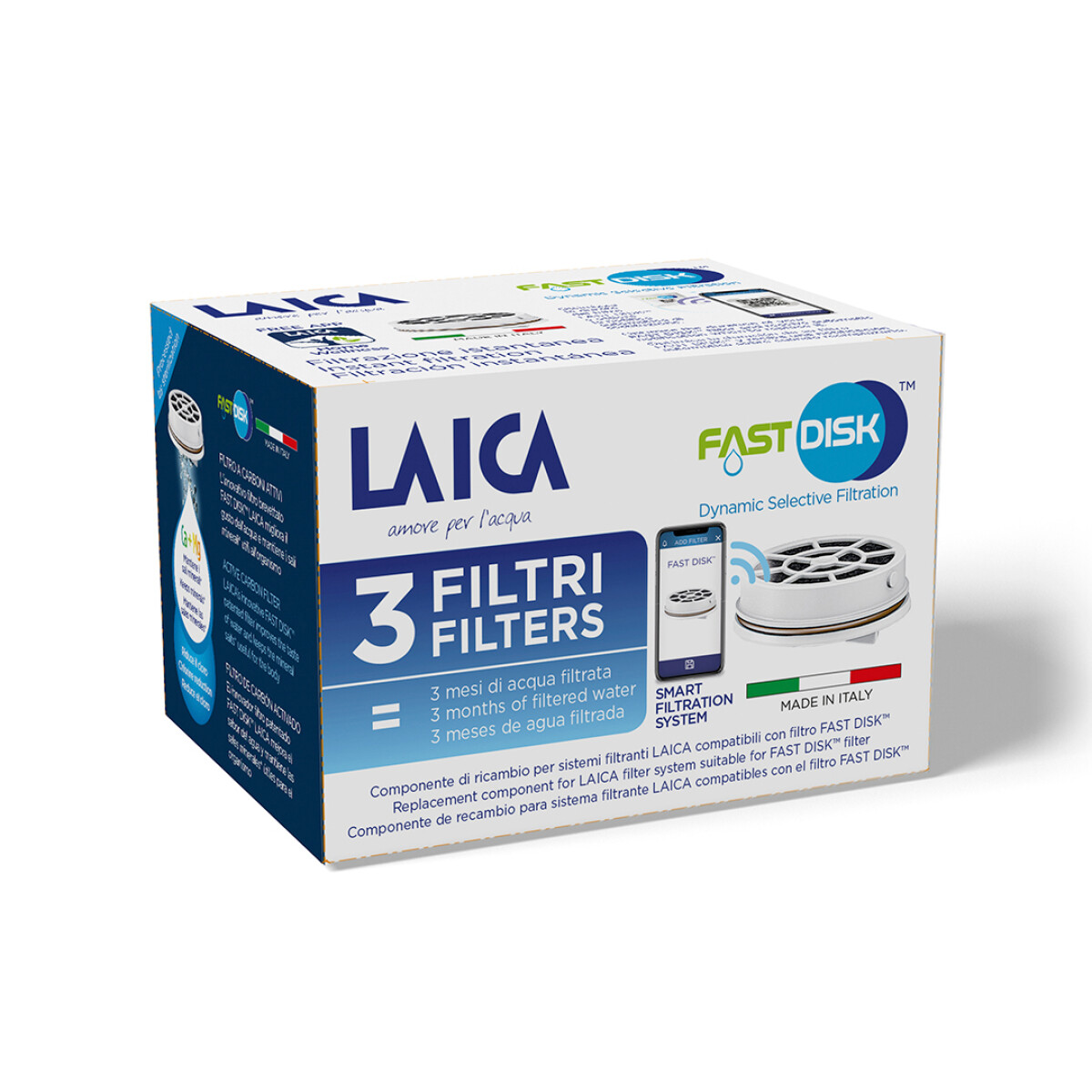 Filtro de Agua Disco Filtrante Laica Fast Disk 30 Días - 001 