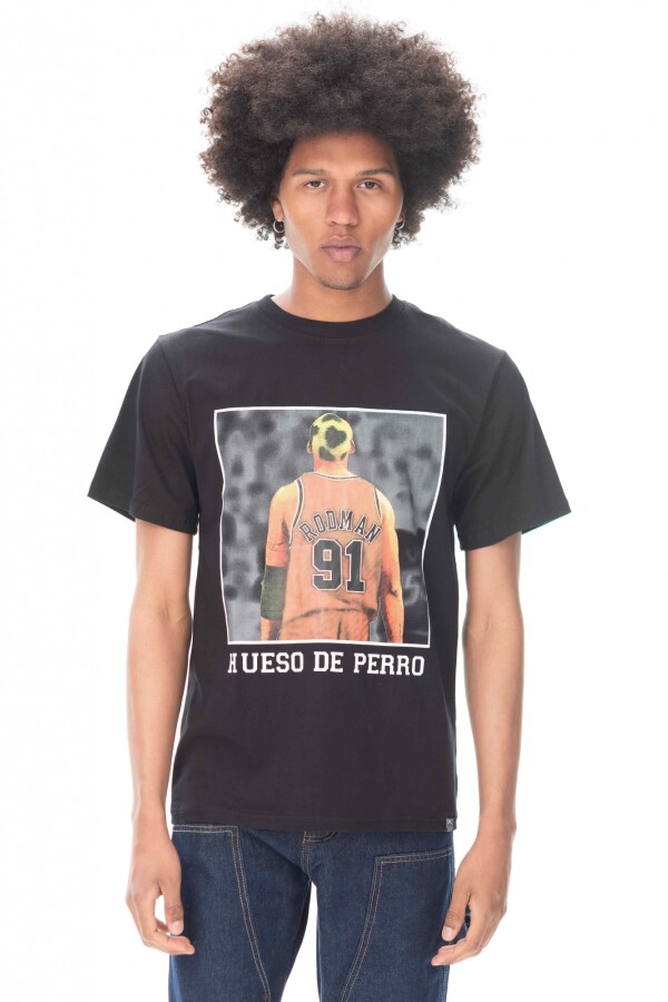 Remera Rodman2 Negro