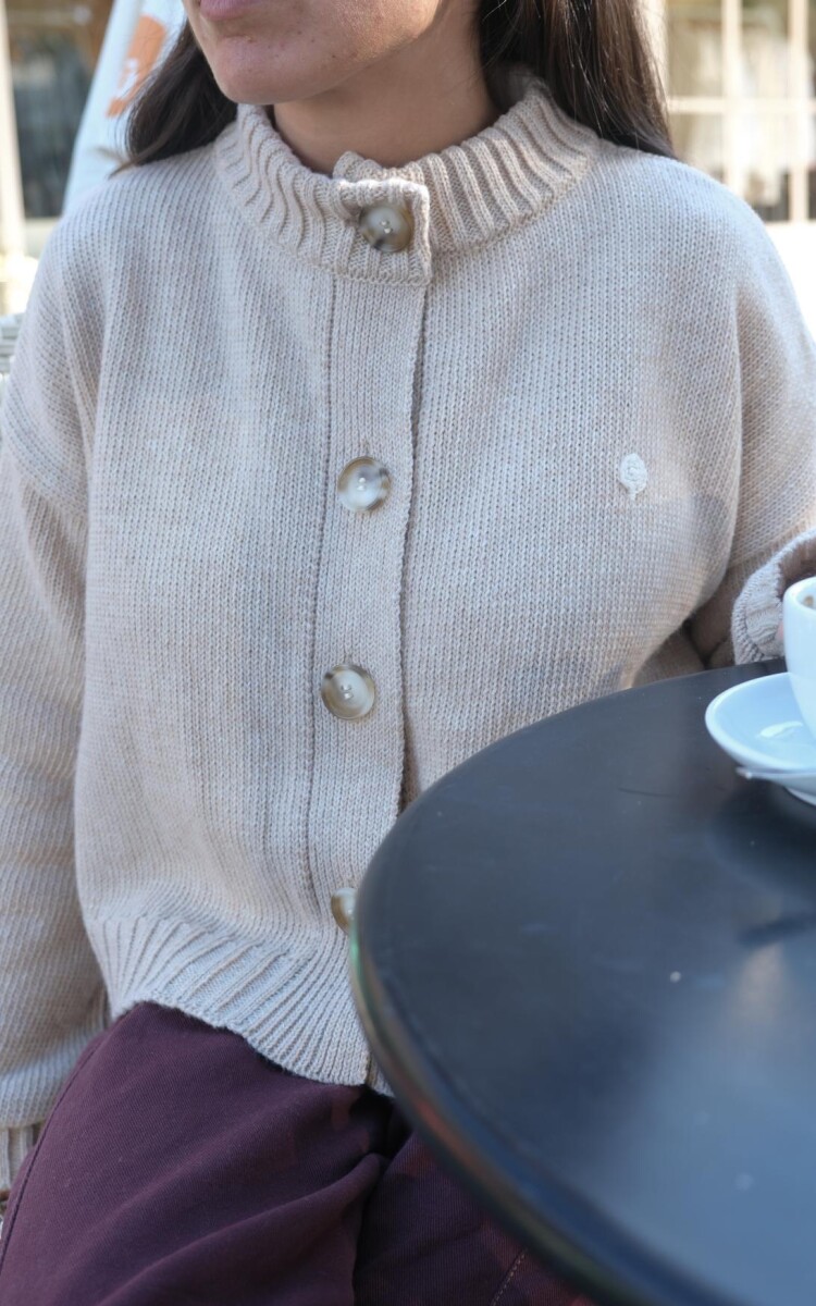 Cardigan Terro Pick - Beige 