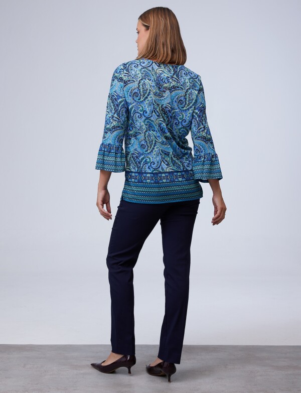 Blusa Bulgaros MULTI/VERDE