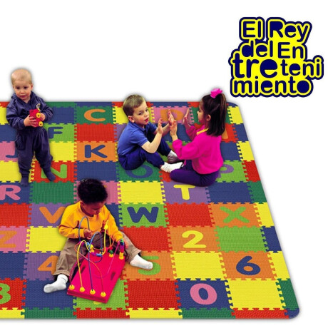 Piso Goma Eva X6 Encastrable 60 X 60cm 8MM Bebe Niño Piso Goma Eva X6 Encastrable 60 X 60cm 8MM Bebe Niño