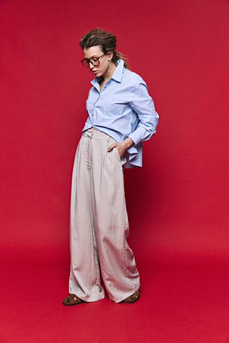 PANTALÓN SARE BEIGE - Beige 