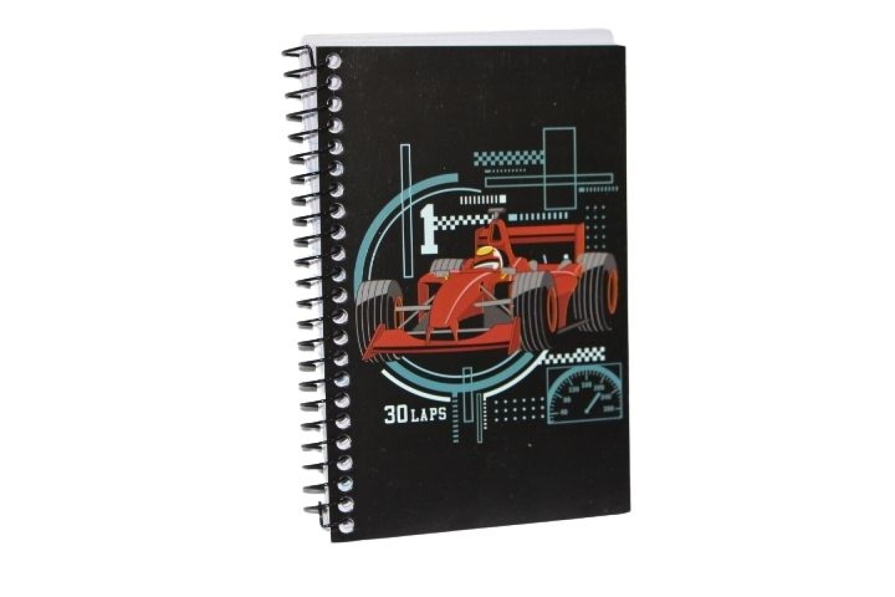 LIBRETA AUGURI ESPIRAL 96 HOJAS TAMAÑO 10 CM X 15 CM - TAPA F1 