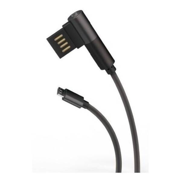 Cable De Datos Usb A Micro Usb Reforzado Carga Rapida Marvo Color Variante Negro