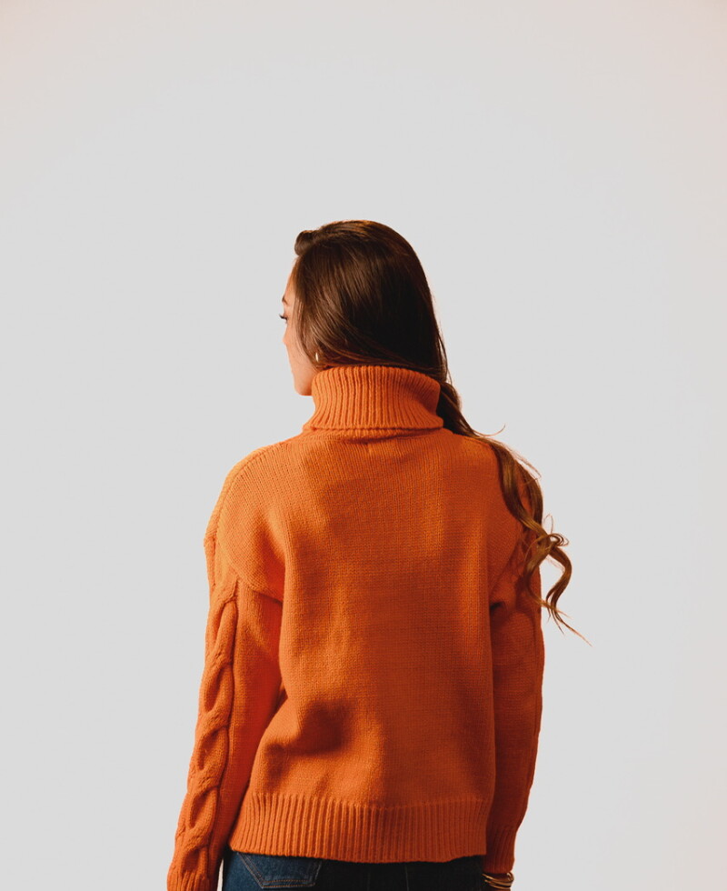 Polera Paz naranja