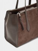 Bolso Para Portátil 15" Con Piel marron