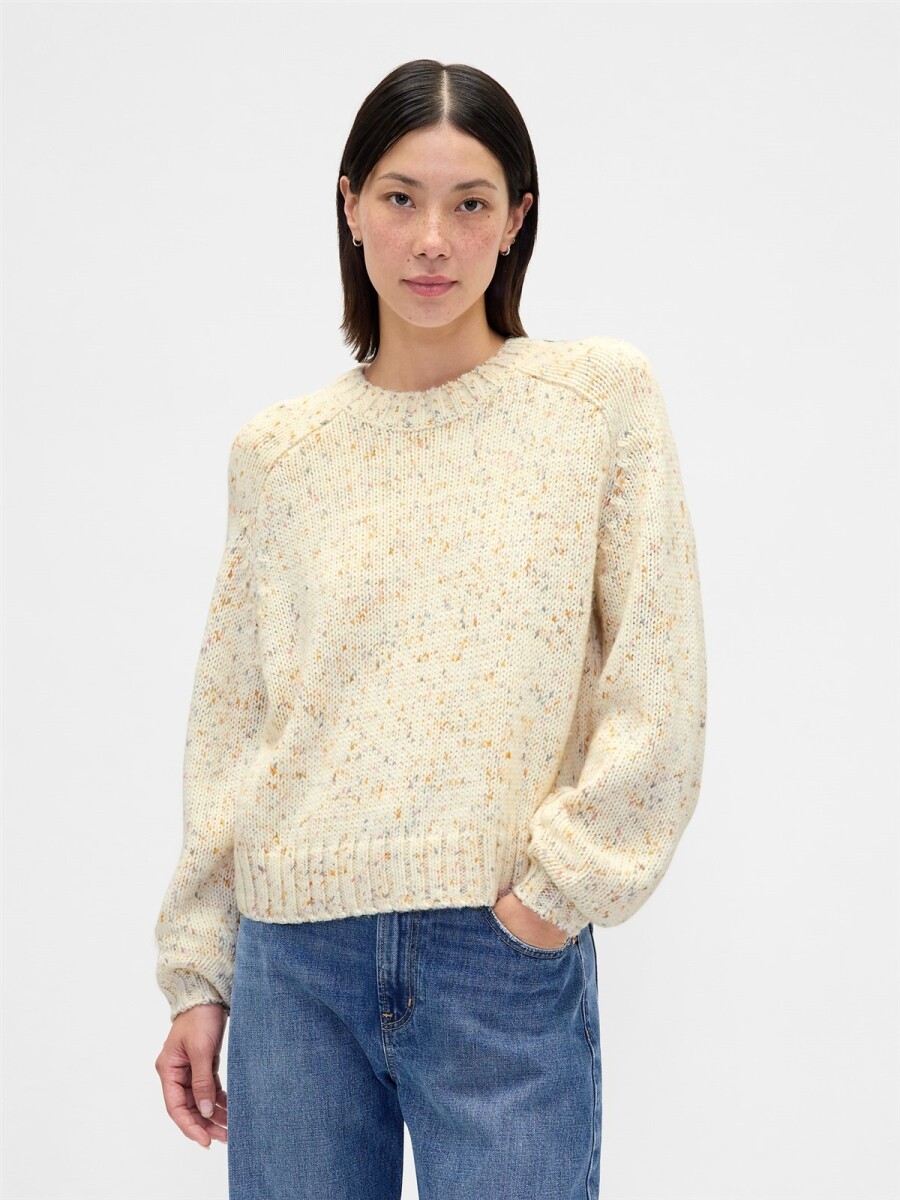 Buzo Relaxed Algodón Mujer - Pastel Multi 