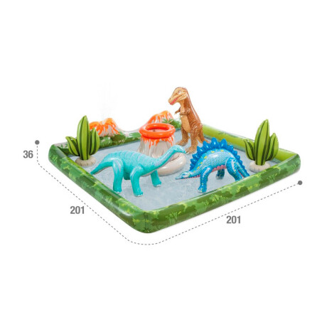 Centro De Juegos Inflable Piscina Intex Dinosaurios Inx056132