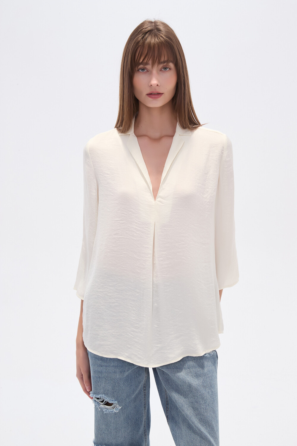 Blusa Laren Marfil / Off White