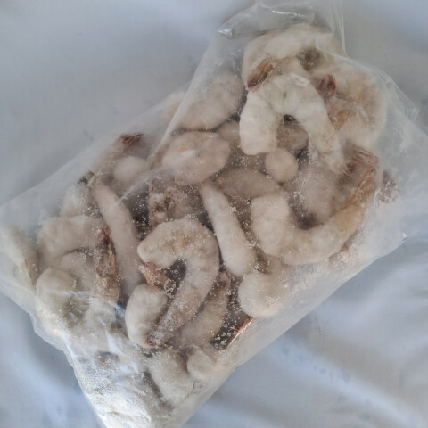 LANGOSTINO PELADO CRUDO CON COLA VANNAMEI U/15 - 1 KG Langostino Pelado Crudo Con Cola Vannamei U/15 - 1 Kg