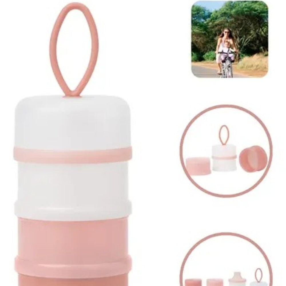Dispensador complemento dosificador BUBA pastel rosa