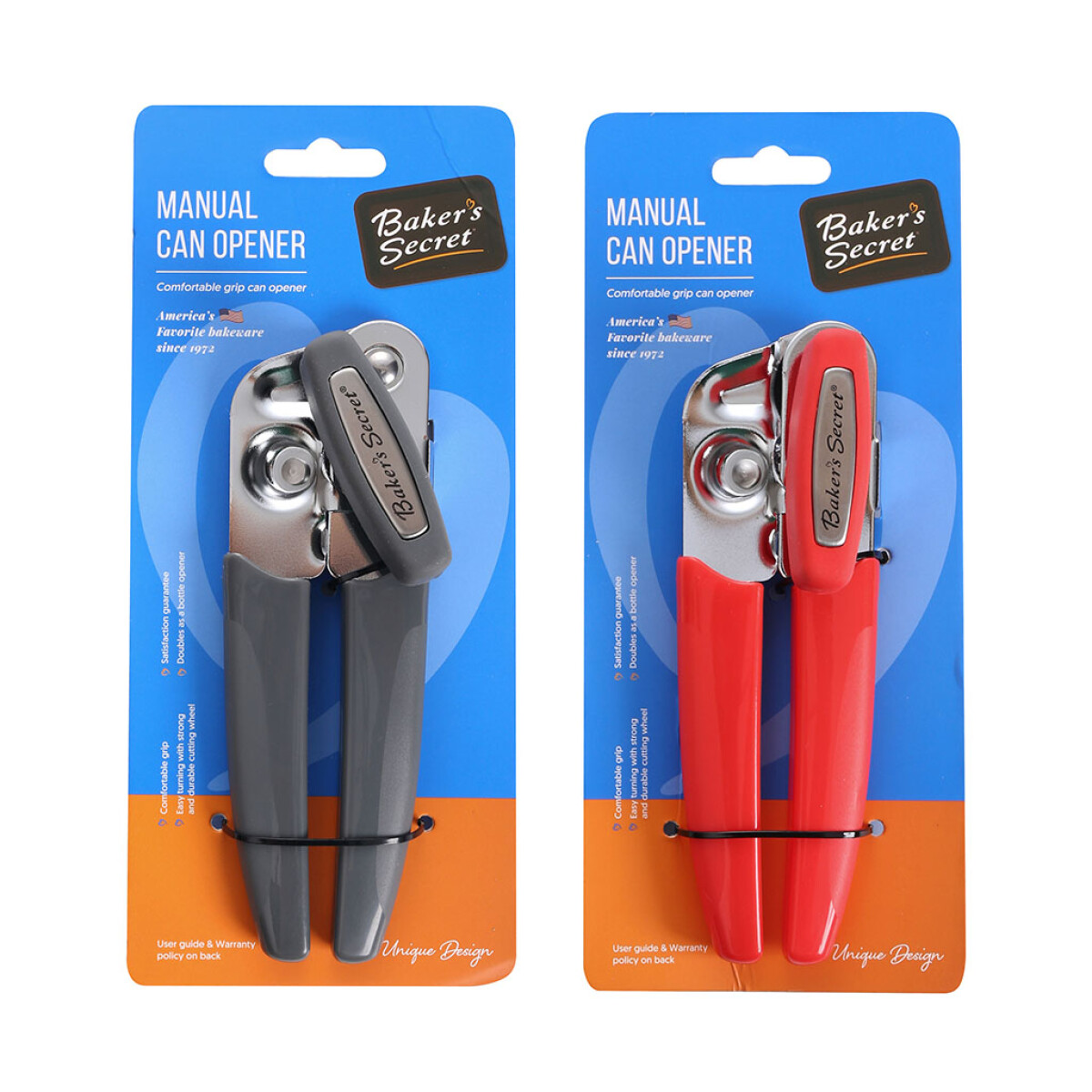 Set X 3 Abrelatas Uña Destapador Rojo Metal Abre Lata - $ 5.400