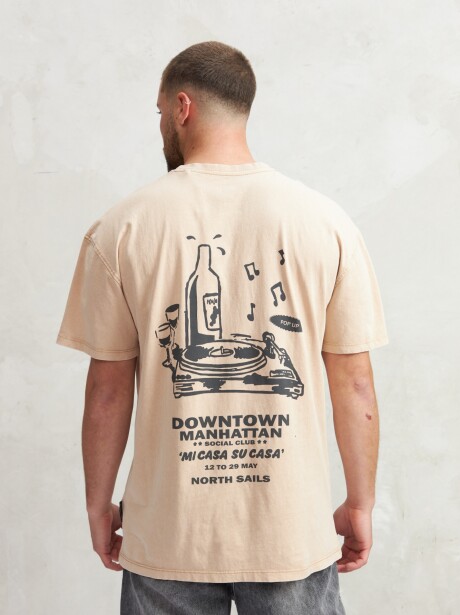 REMERA DOWNTOWN BEIGE