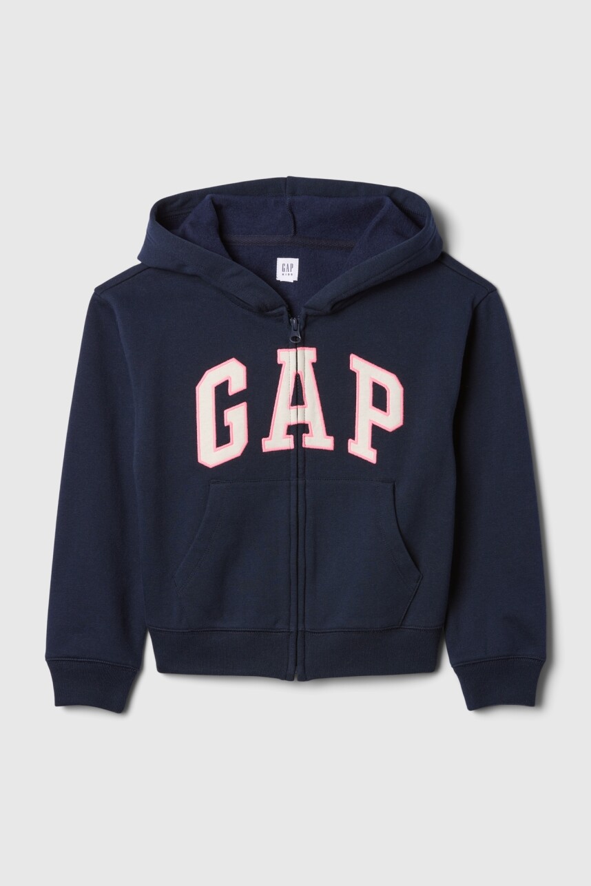 Canguro Logo Gap Con Felpa Niña Tapestry Navy