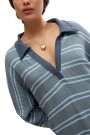 TRAVIS POLO RALLADO Gris