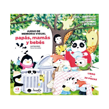 Libro Infantil "papás, Mamás Y Bebés" Con Juego De Memoria Unica