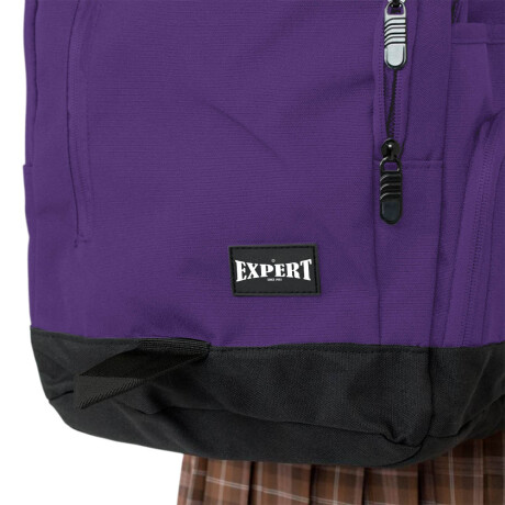 Mochila Liceal Expert Impermeable Viaje Estudiante Violeta