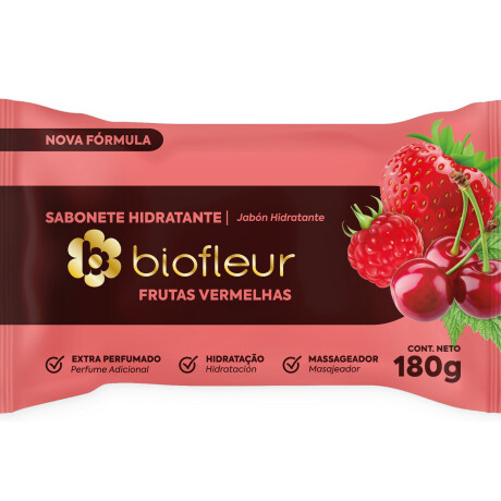 Jabón tocador Frutos Rojos BIOFLEUR 180g