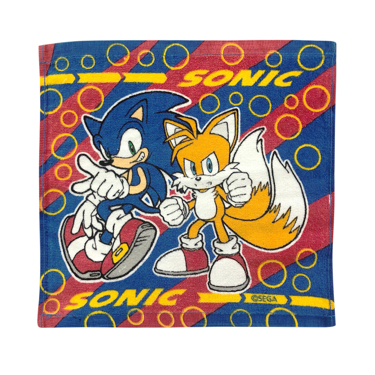 Toalla de Mano Sonic 100% Algodón 30 x 30 cm - AZUL/ROJO 