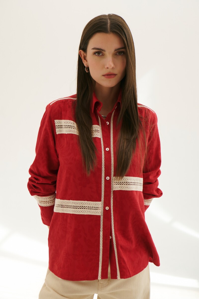 CAMISA PAMELA ROJO