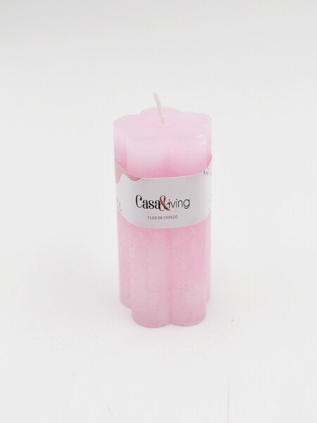 VELA FLOR DE CEREZO LILA