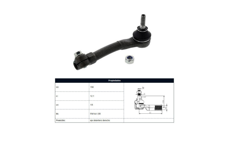 Puntero Renault Symbol/Clio 00-13 Der Puntero Renault Symbol/Clio 00-13 Der